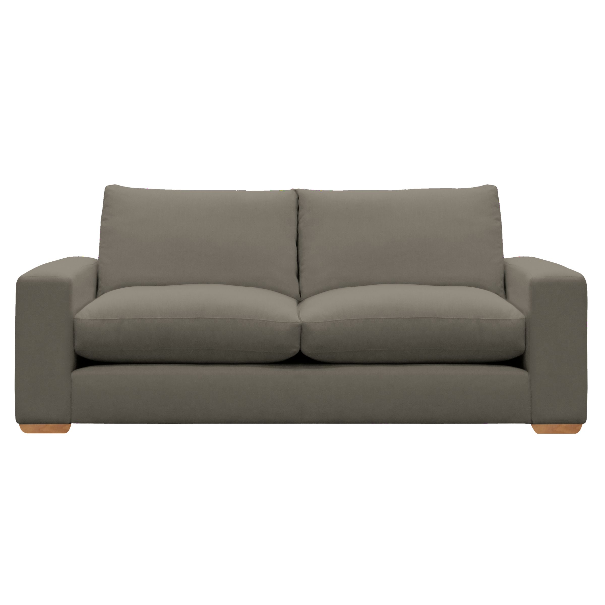 John Lewis Options Wide Arm Large Sofa, Linley Slate, width 200cm
