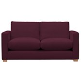 John Lewis Options Slim Arm Medium Sofa, Eaton Cassis, width 183cm