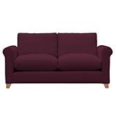 John Lewis Options Scroll Arm Medium Sofa, Eaton Cassis, width 175cm