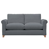 John Lewis Options Scroll Arm Medium Sofa, Eaton Grey, width 175cm