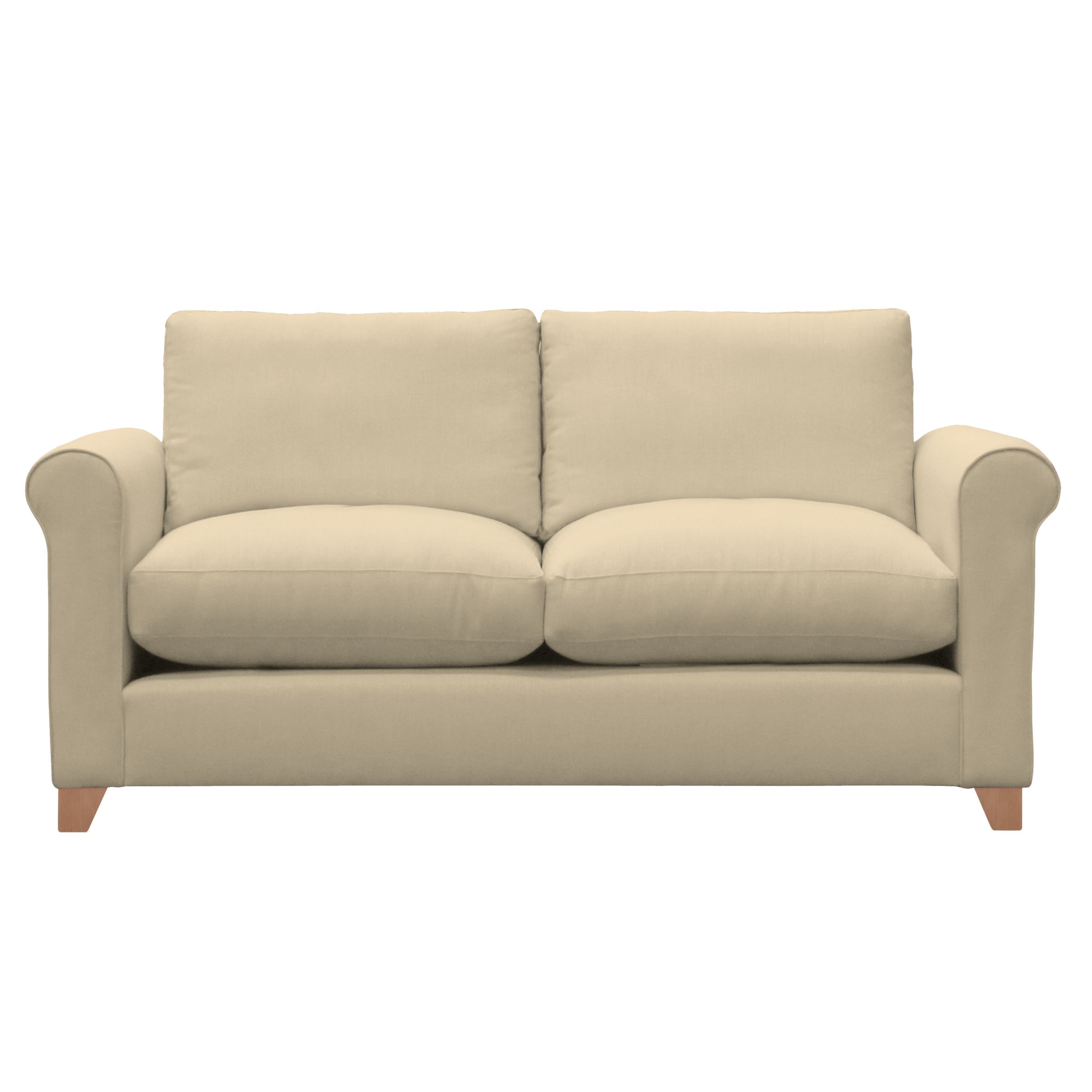 John Lewis Options Scroll Arm Medium Sofa, Eaton Taupe, width 175cm