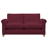 John Lewis Options Scroll Arm Medium Sofa, Linley Mulberry, width 175cm