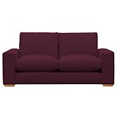 John Lewis Options Wide Arm Medium Sofa, Eaton Cassis, width 183cm