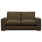 John Lewis Options Wide Arm Medium Sofa, Eaton Chocolate, width 183cm