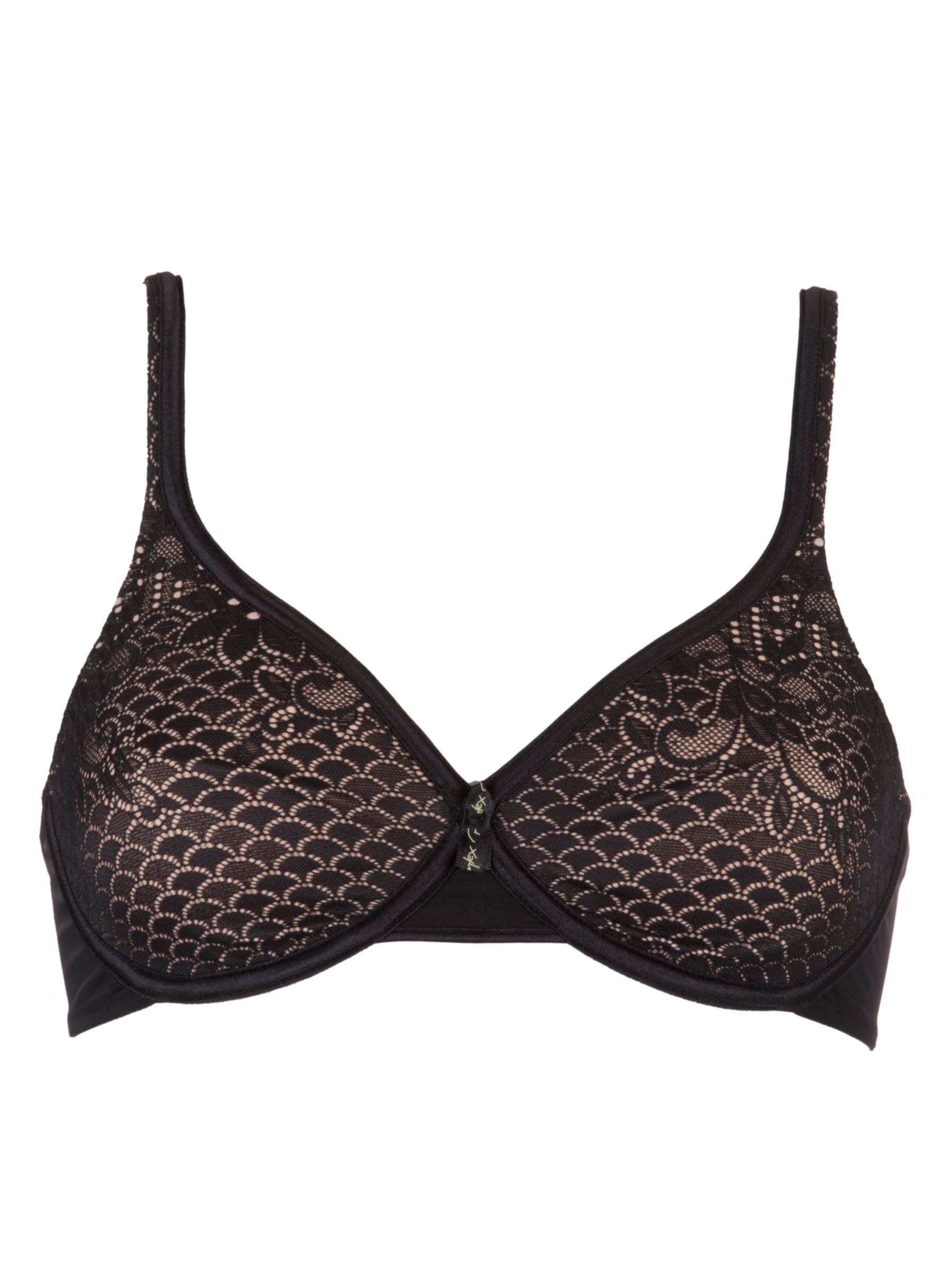 Playtex Lace Support Bra, Black