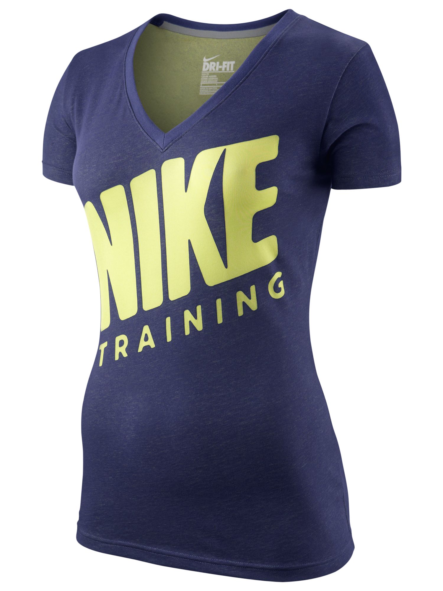 Nike Slim Training V-Neck Top, Night Blue