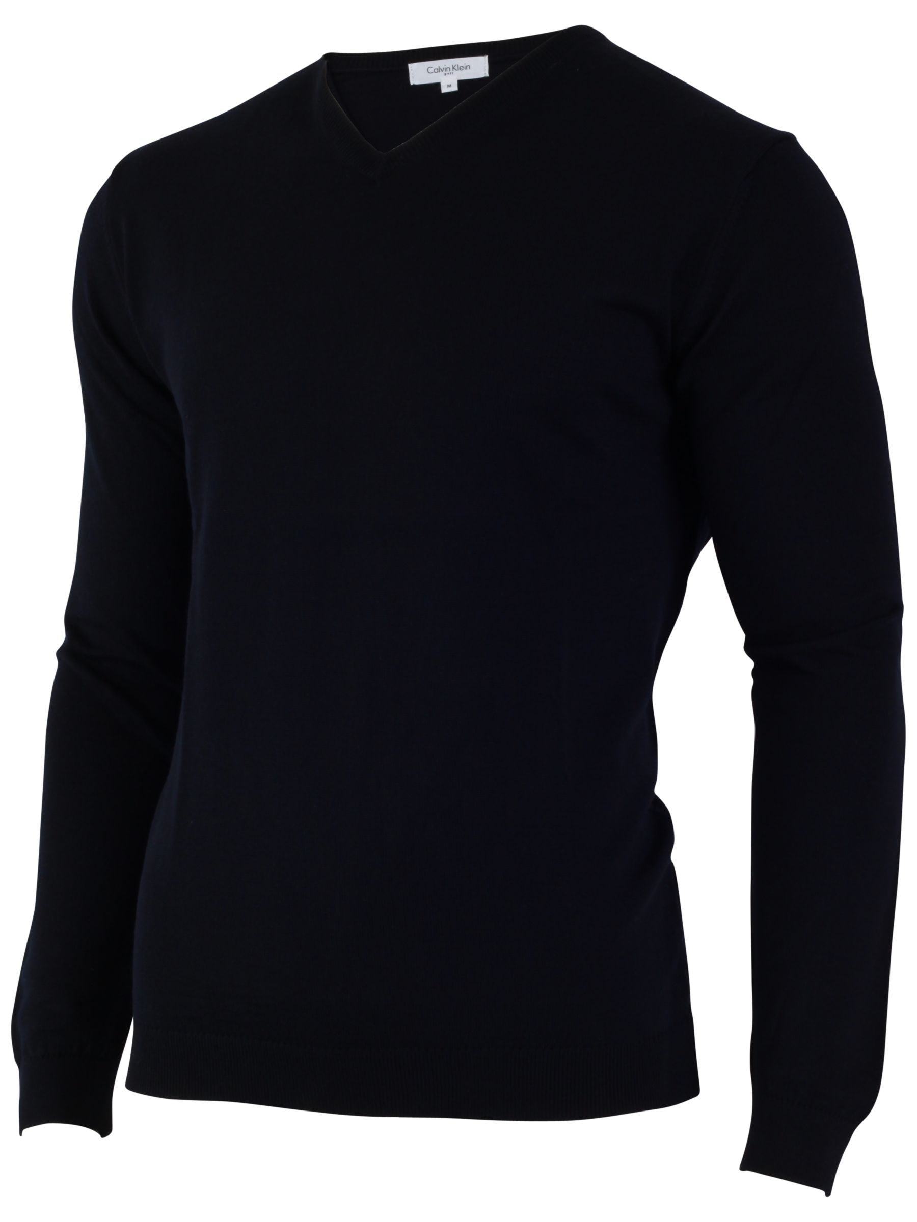 Calvin Klein Golf Merino Mix V-Neck Jumper, Navy