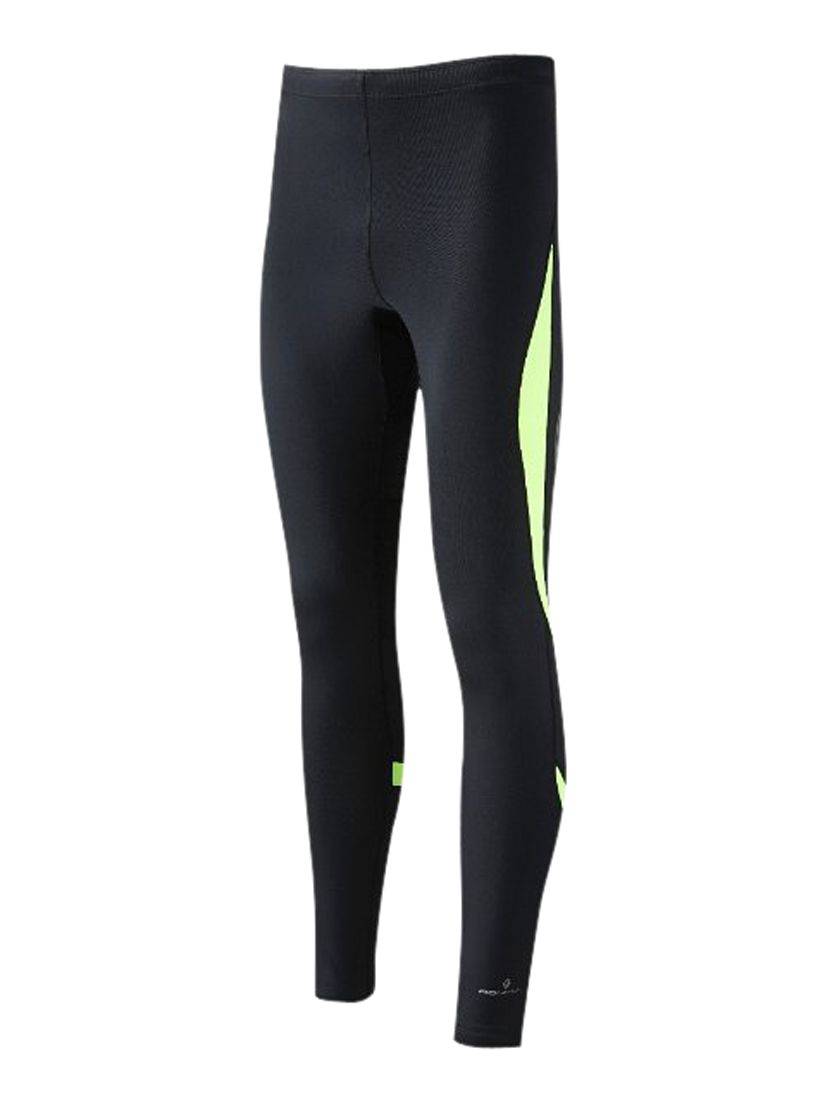 Ronhill Vizion Contour Tights, Black/Fluo Yellow