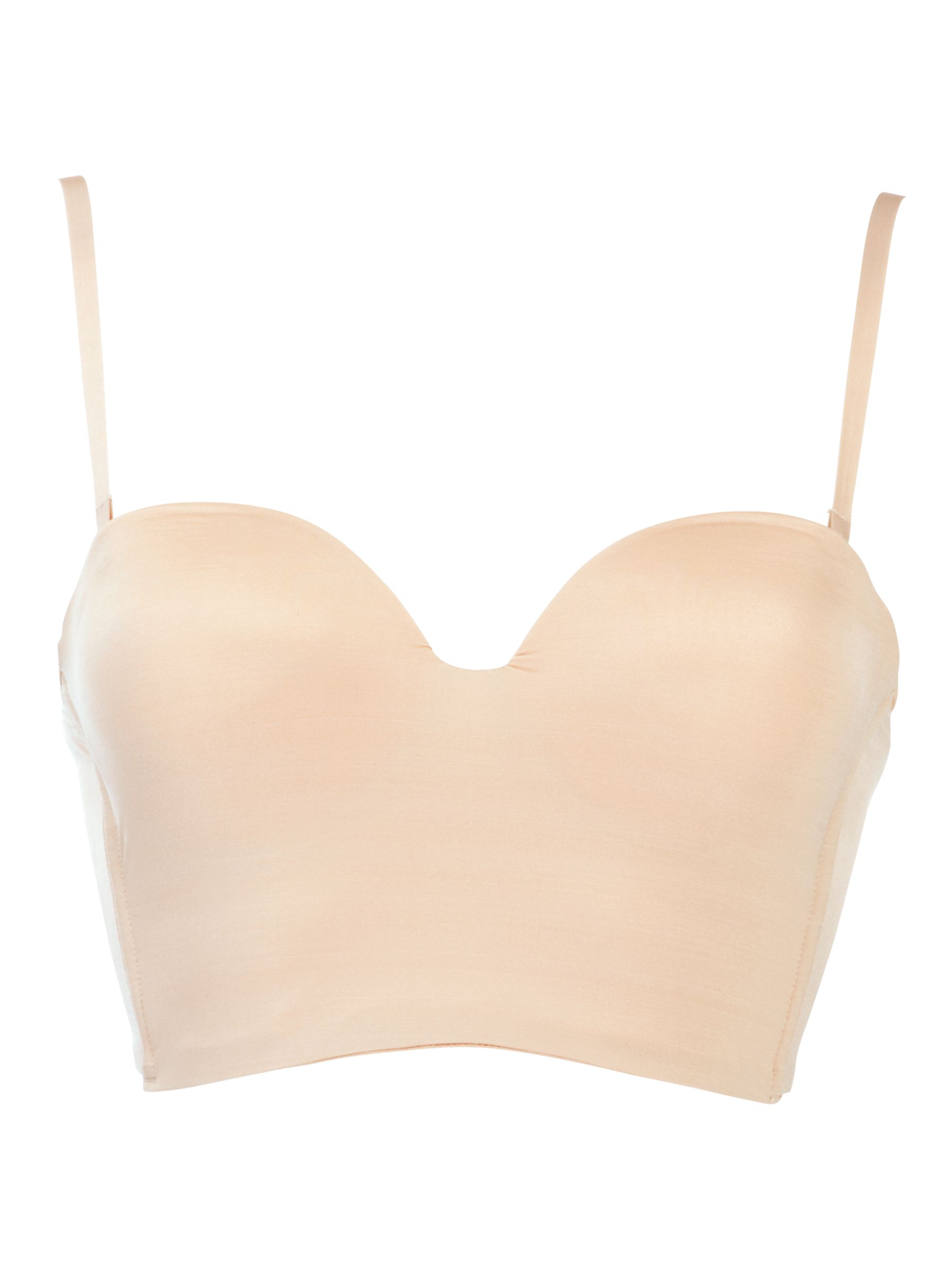 Huit Absolument Couture Bustier Bra, Nude