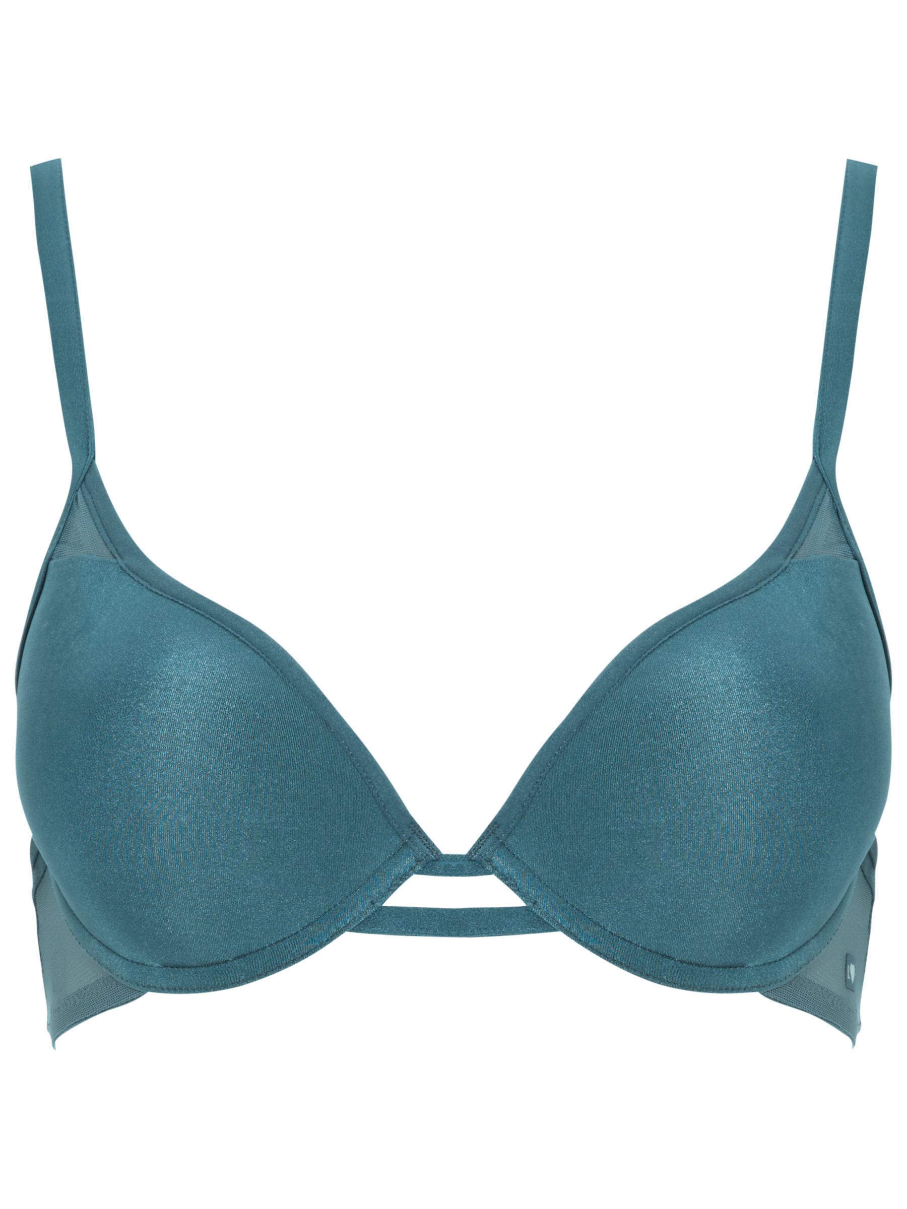Lovable Lov Gloss Push Up Bra, Teal