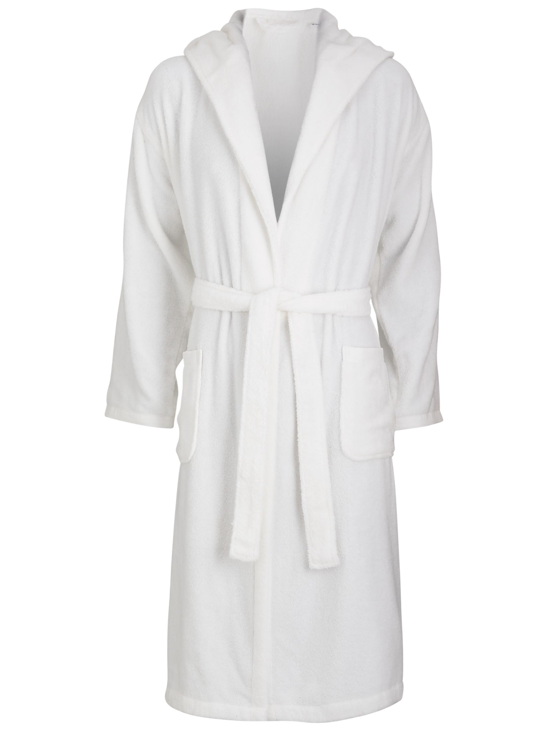 John Lewis Winter Warmth Unisex Bathrobe, White