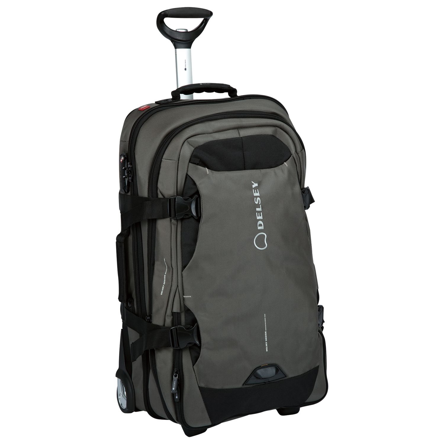 Delsey Cross Trip Expandable 2-Wheel Suitcase, Khaki