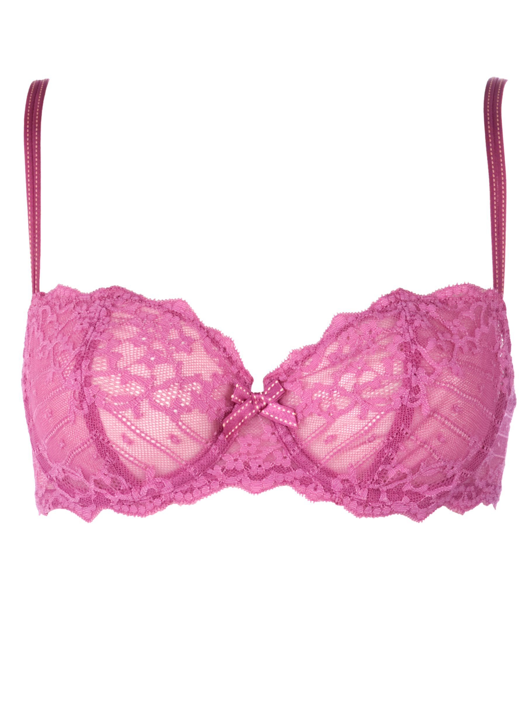 Chantelle Rive Gauche Half Cup Bra, Raspberry