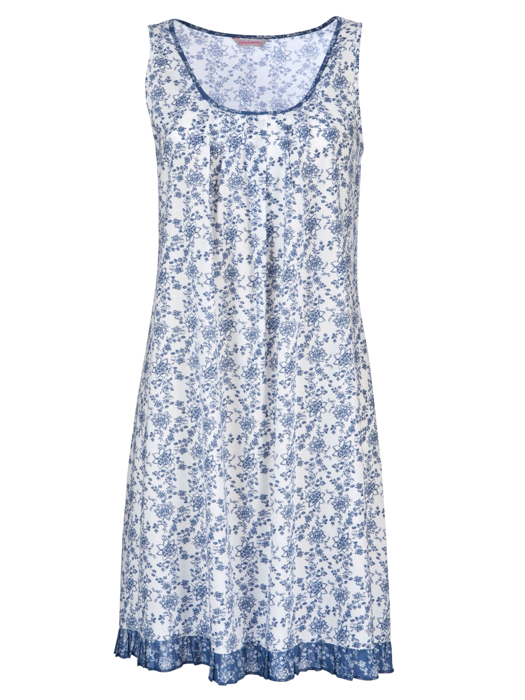 Cyberjammies China Blue Chemise, Blue/White