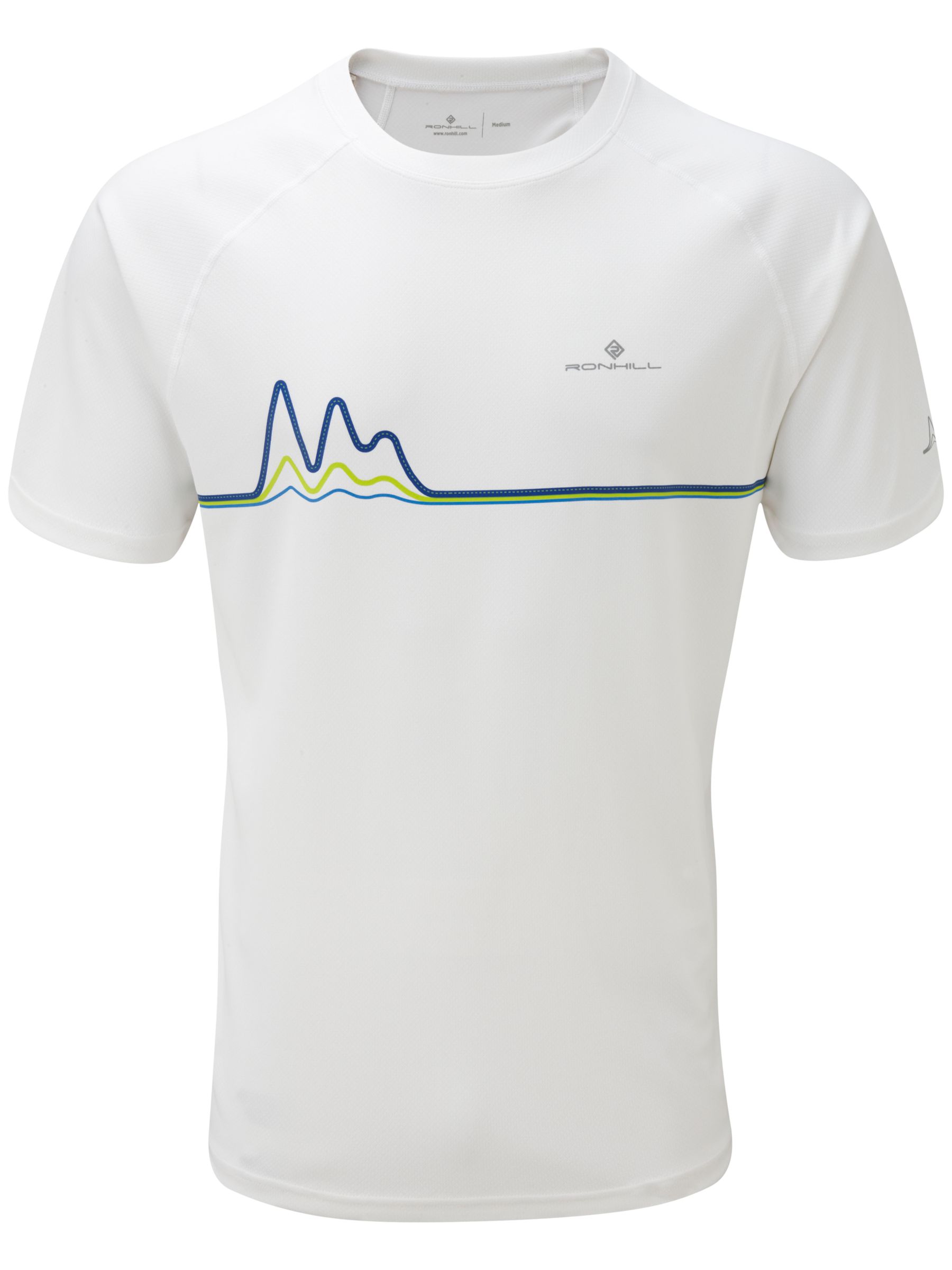 Ronhill Trail Vapourlite Short Sleeve Graphic T-Shirt, White
