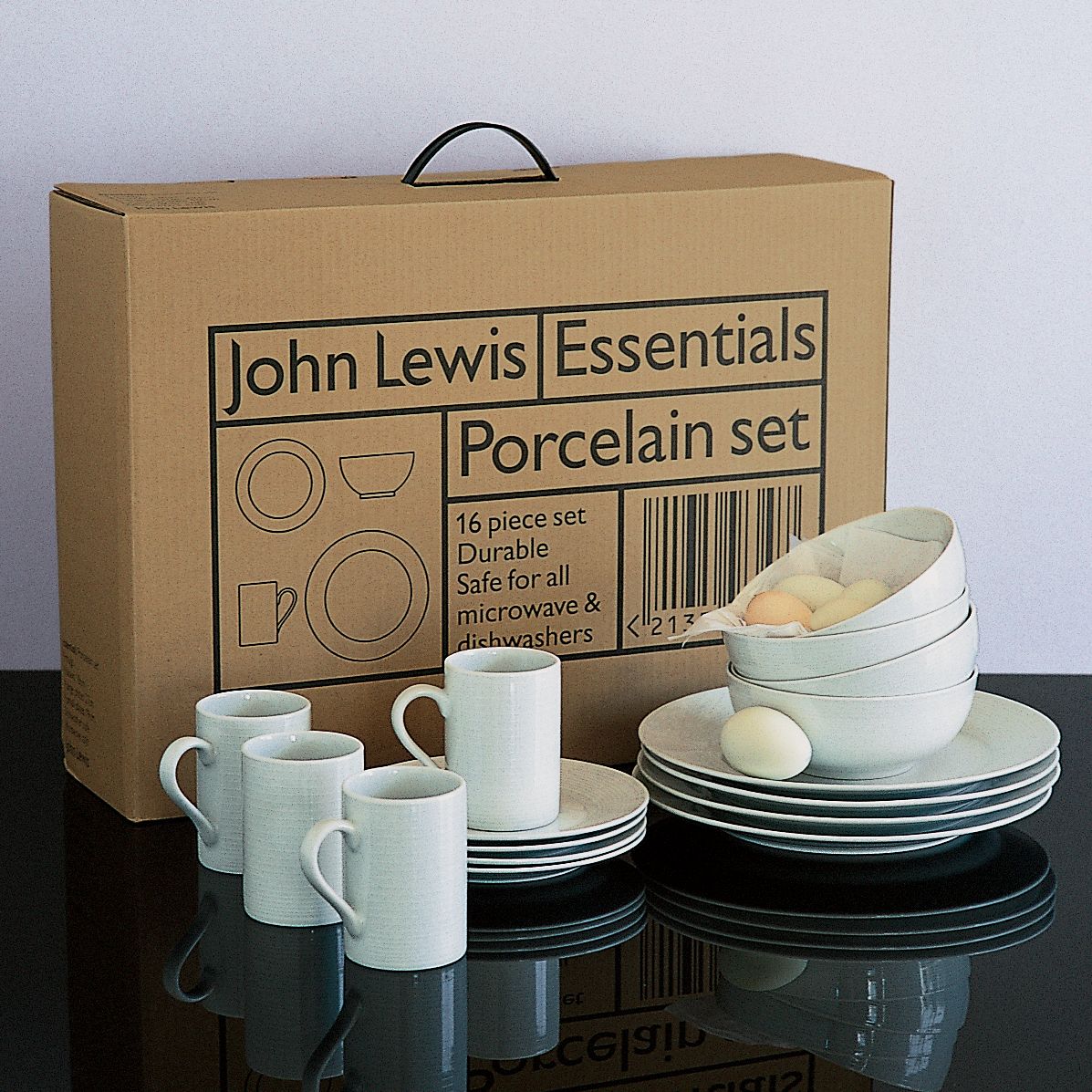 John Lewis Essentials Starter Set, 16 Piece