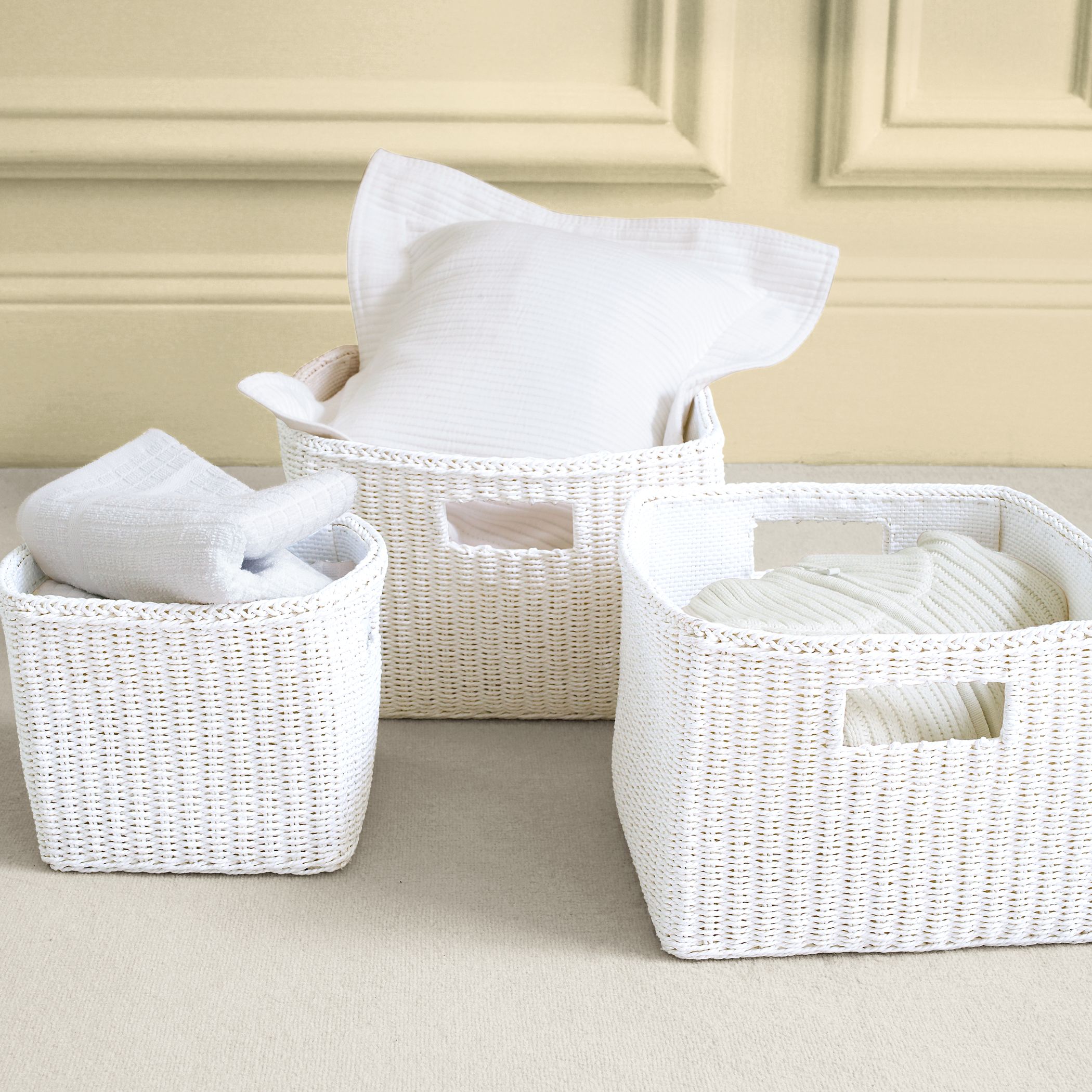 John Lewis Paper Rope Basket Medium