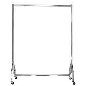 Grey Metal Garment Rail