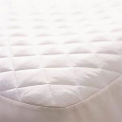 Polycotton Quilted Pillow Protector, Standard