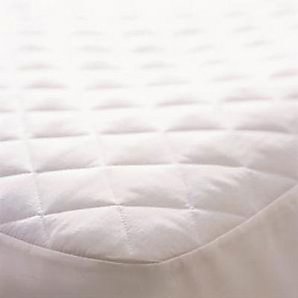 Polycotton Quilted Pillow Protector, Standard