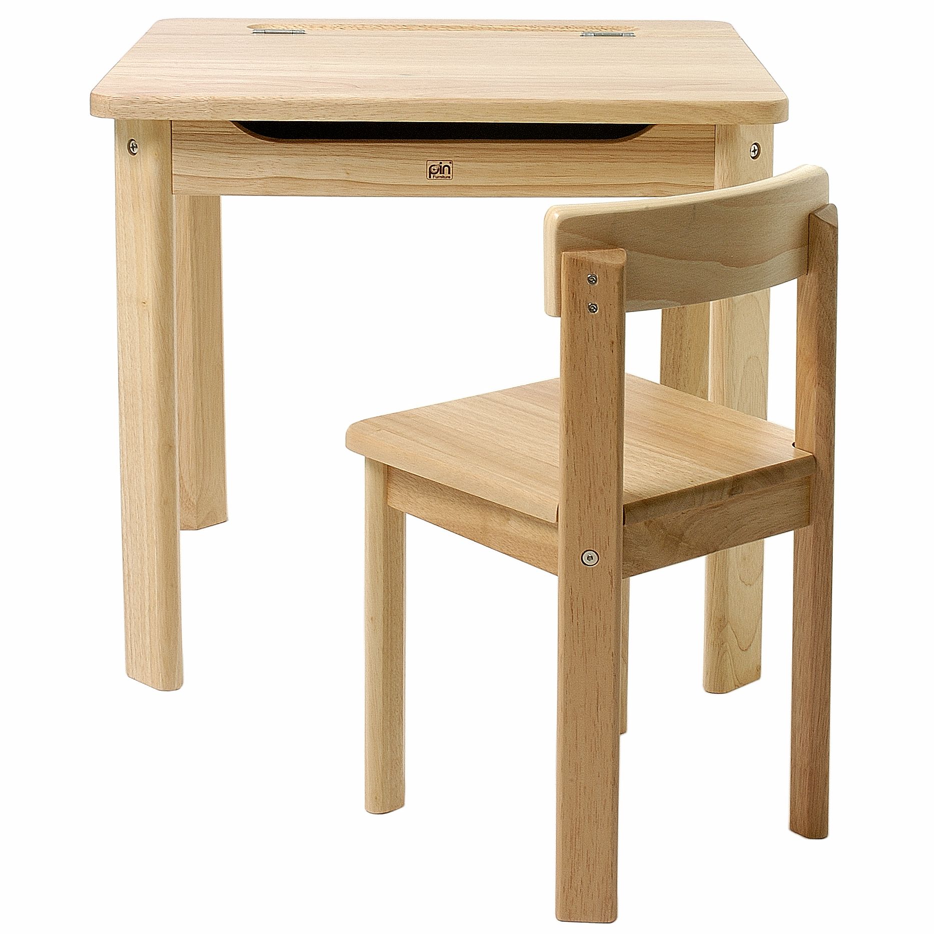 Wooden Desk and Chair