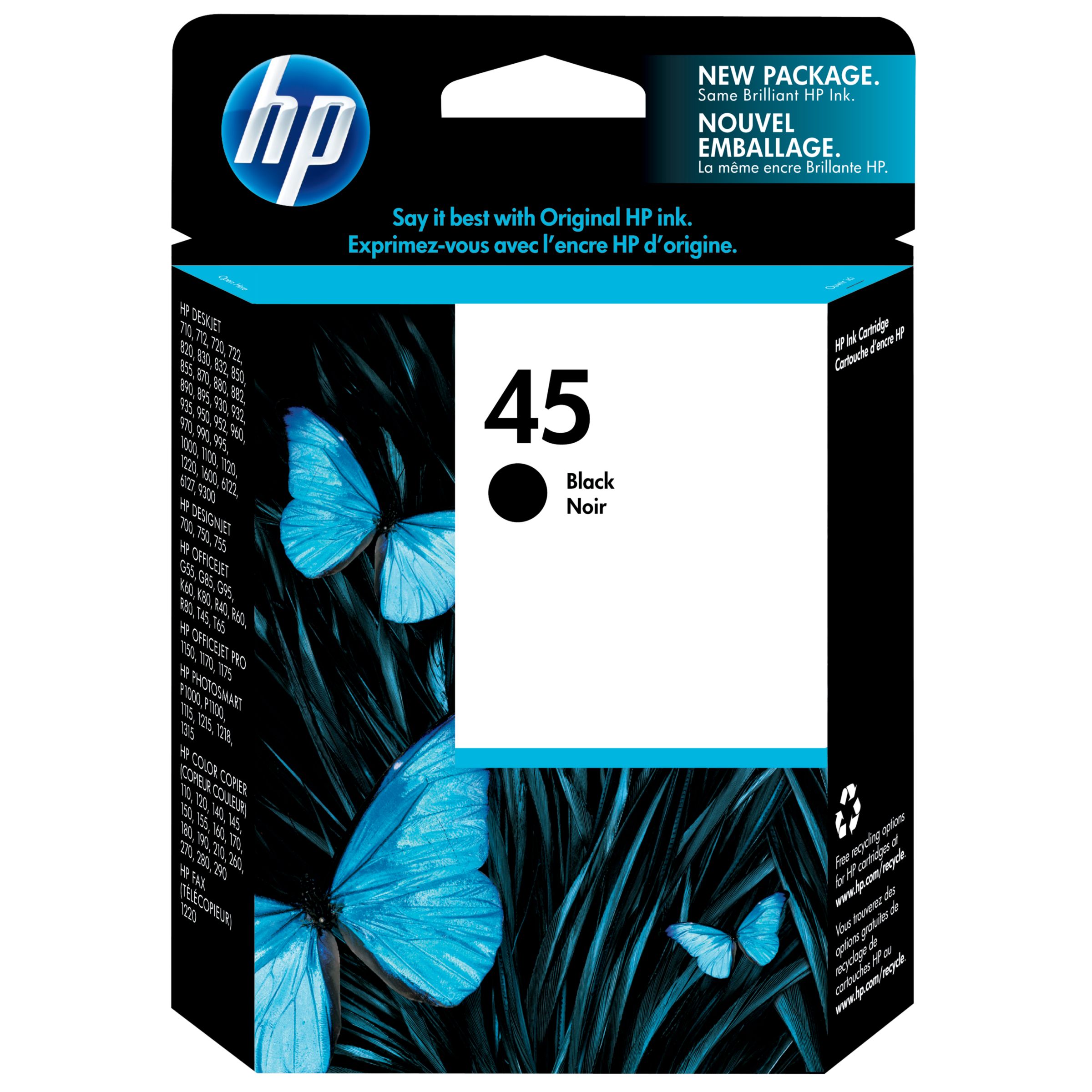 Click here for more information and to purchase -  HP Inkjet Cartridge, Black, HP51645A