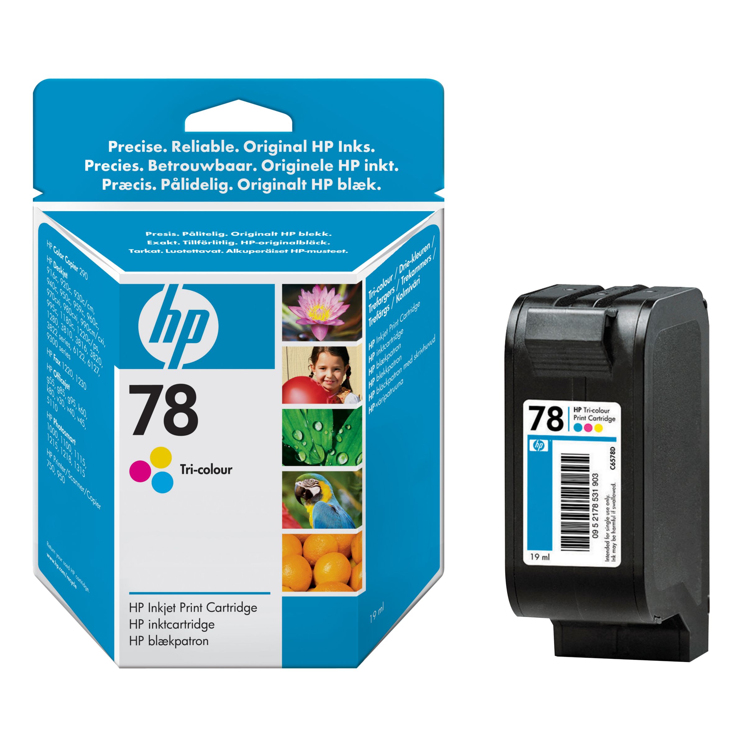 HP Inkjet Cartridge, Colour, C6578D