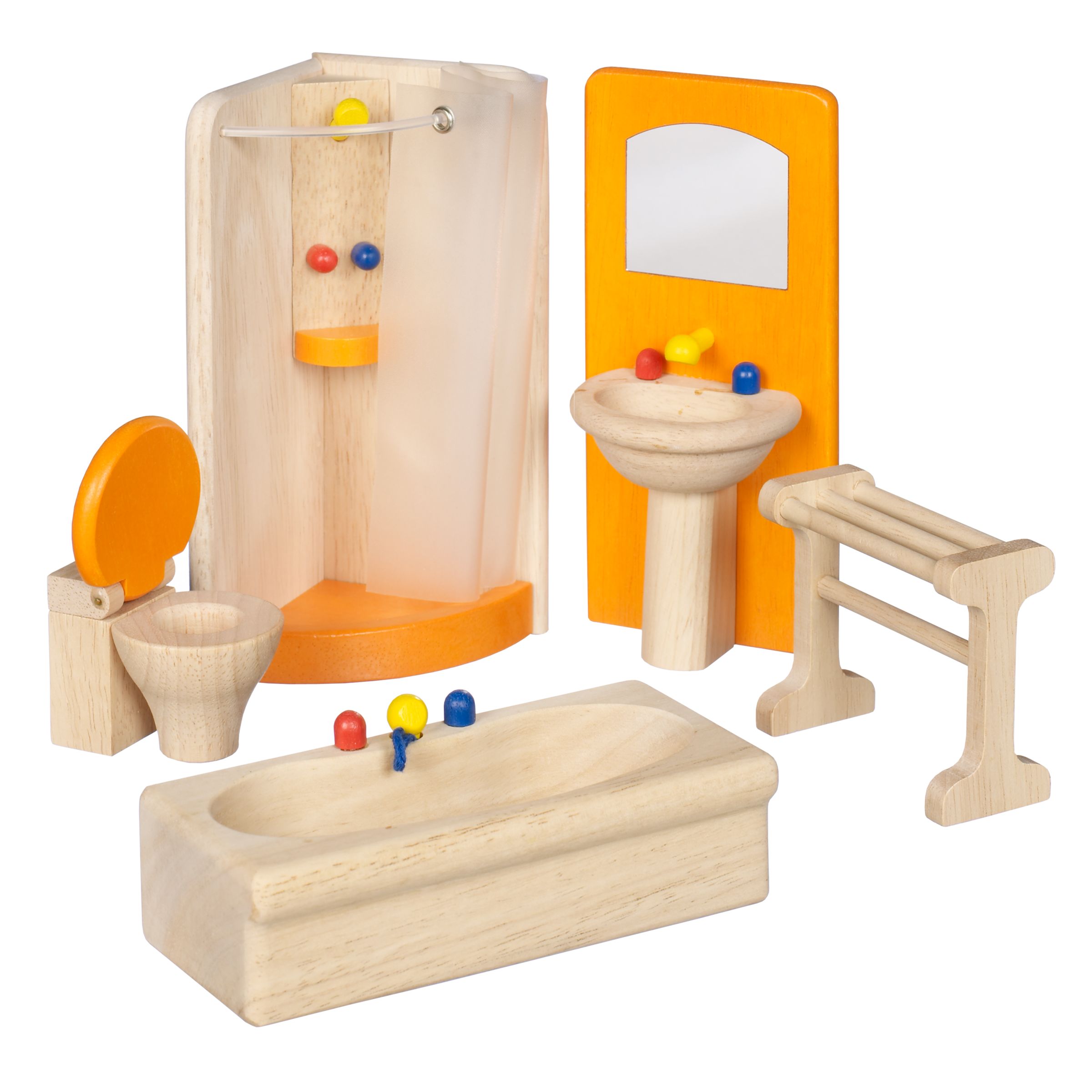 Unbranded Dolls House Bathroom Furniture Set