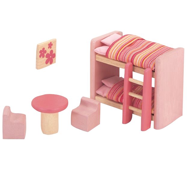 Unbranded Dolls House Childrens Bedroom Furniture Set