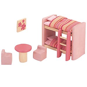 Unbranded Dolls House Childrens Bedroom Furniture Set