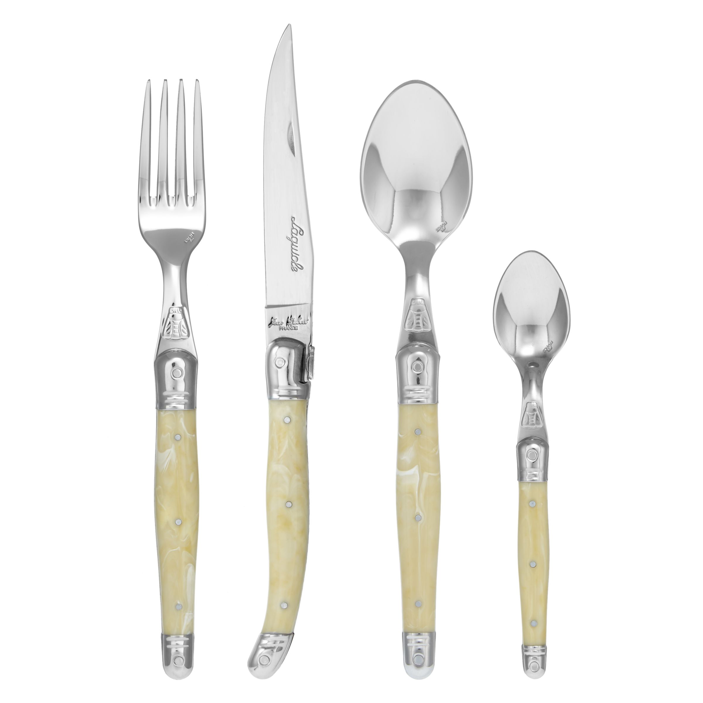Laguiole Boxed Cutlery Set, Stainless Steel, 32-Piece at John Lewis