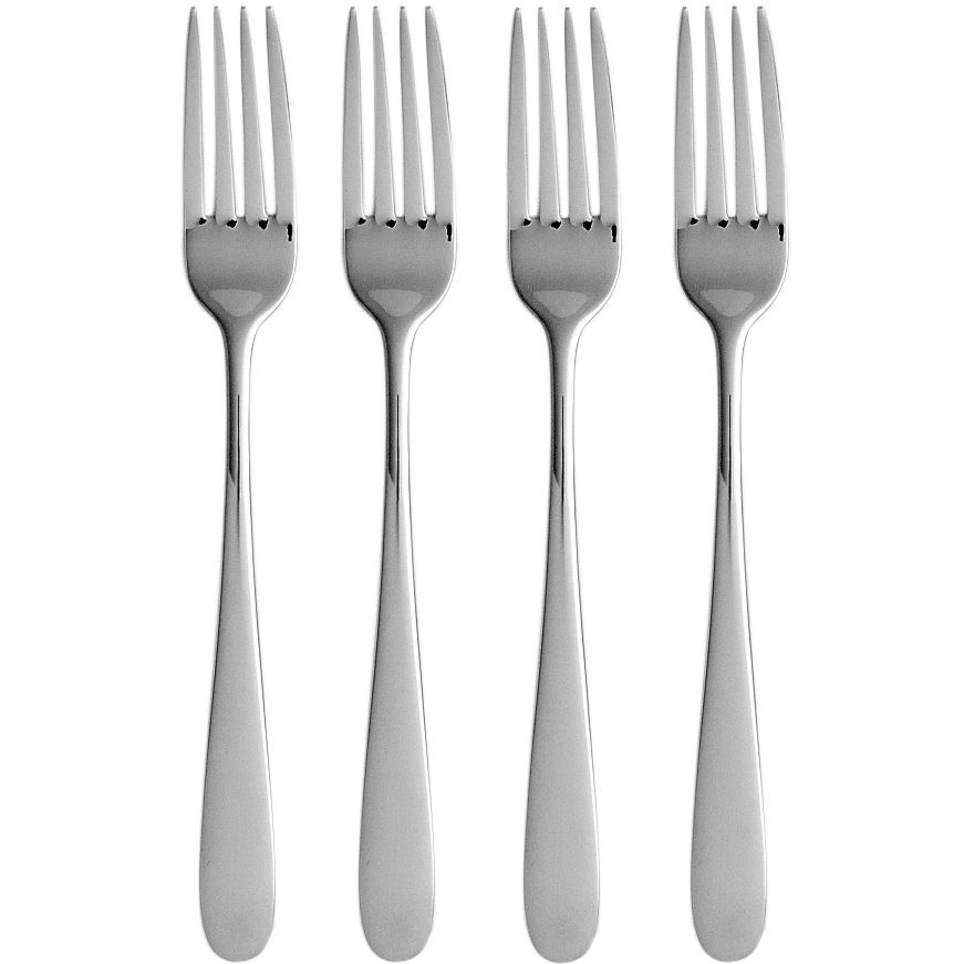 John Lewis Outline Table Forks, Stainless Steel,