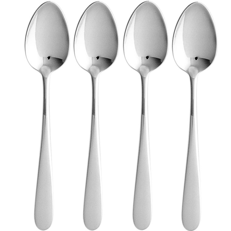 John Lewis Outline Dessert Spoons, Stainless