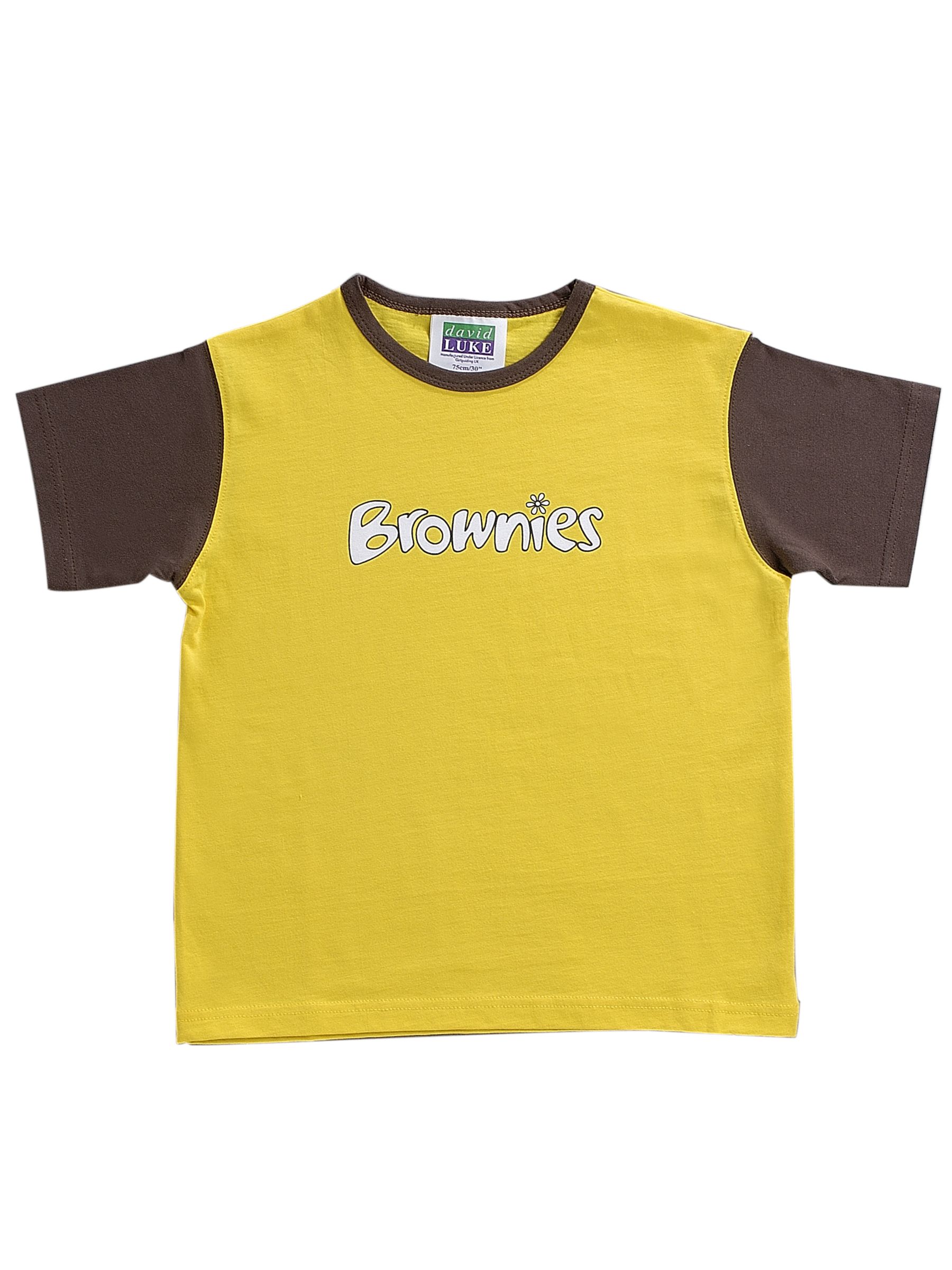 John Lewis Brownies Short Sleeve T-shirt, Chest 71cm