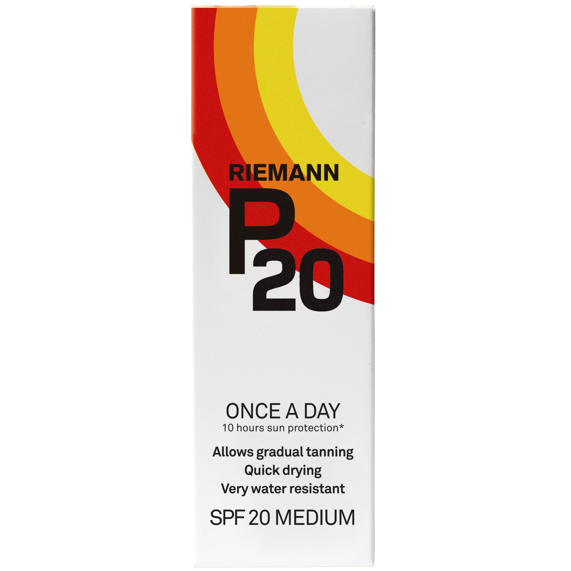 P20 Riemann P20 Once a Day Sunscreen SPF 20, 100ml