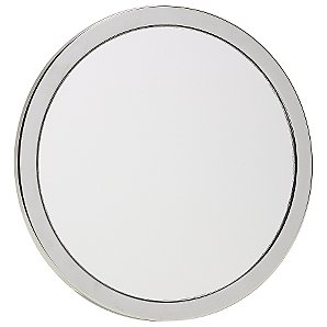 Mirror with Suction Pads, Stainless Steel at John Lewis
