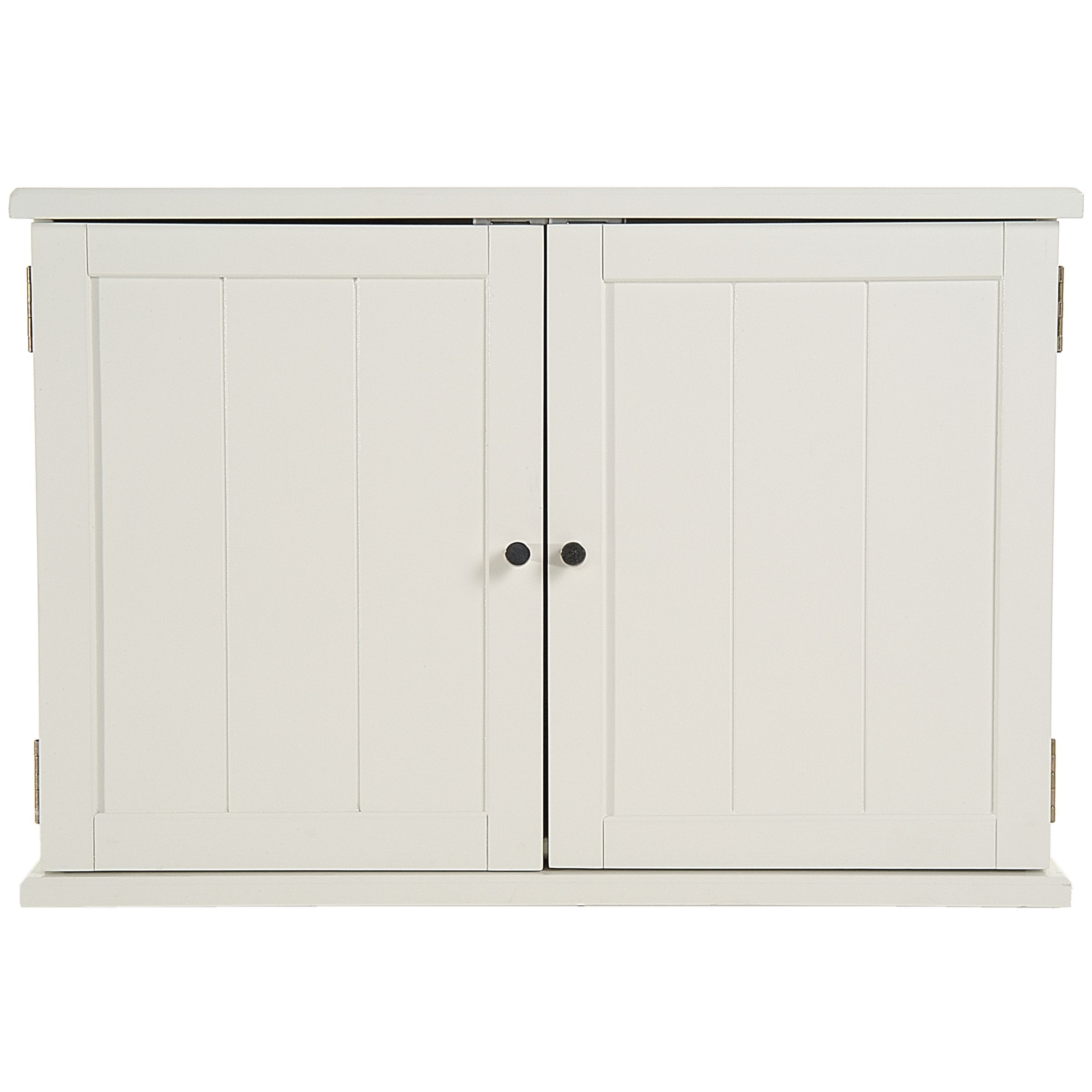 John Lewis Vermont Double Wall Cupboard, White