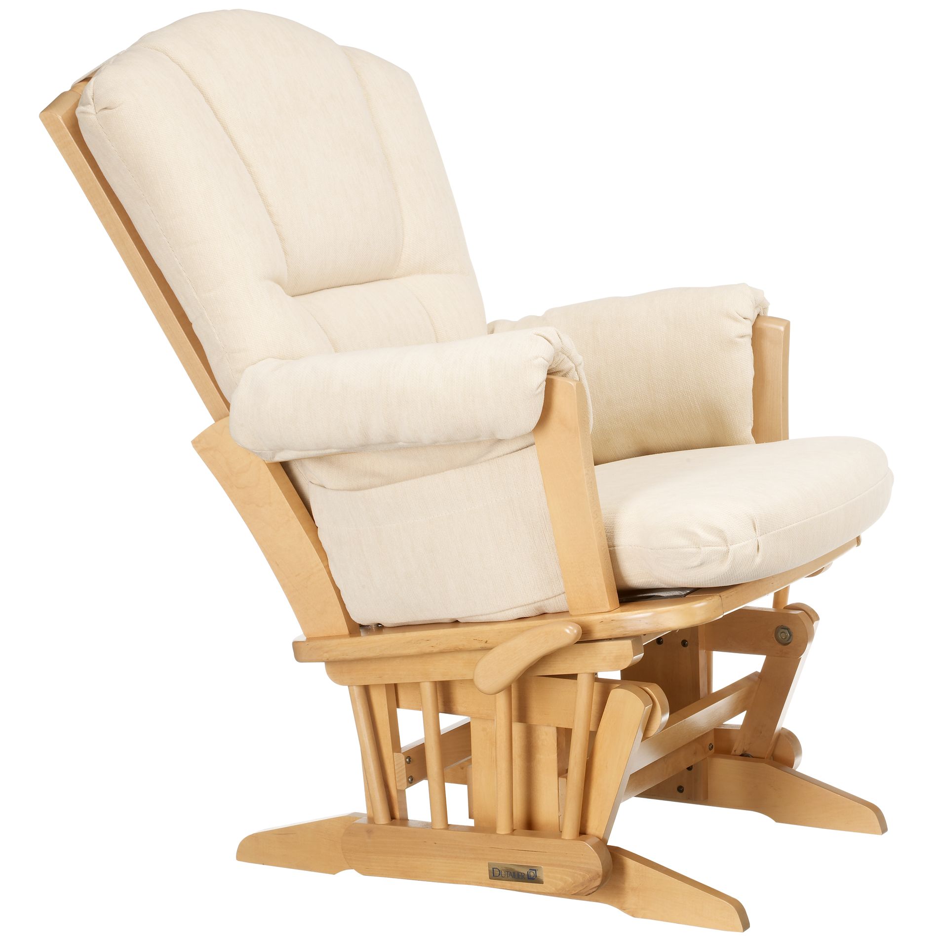 Sophie Glider Chair, Soft Beige/Natural
