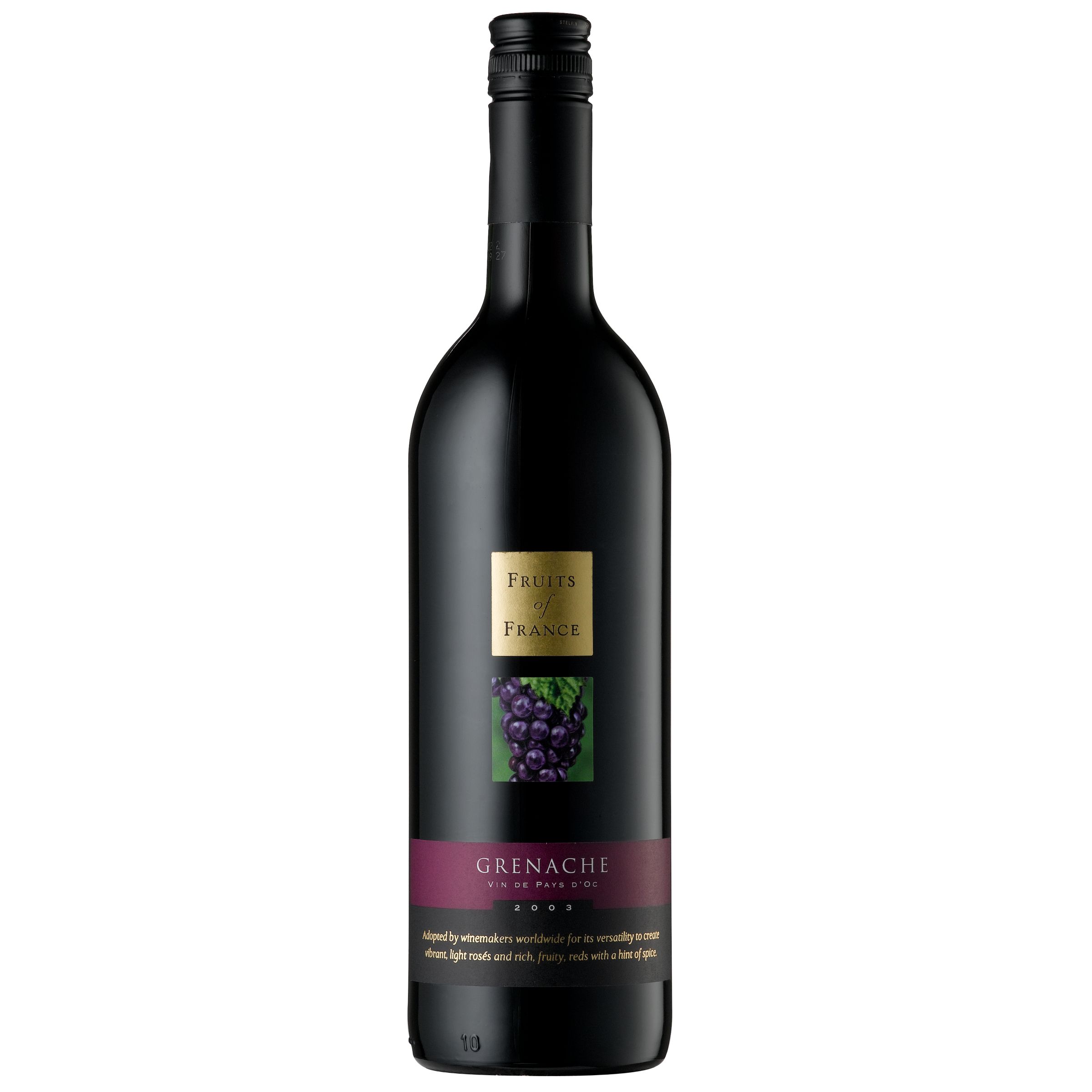 Fruits of France Grenache 200708 Vin de Pays dOc South of France