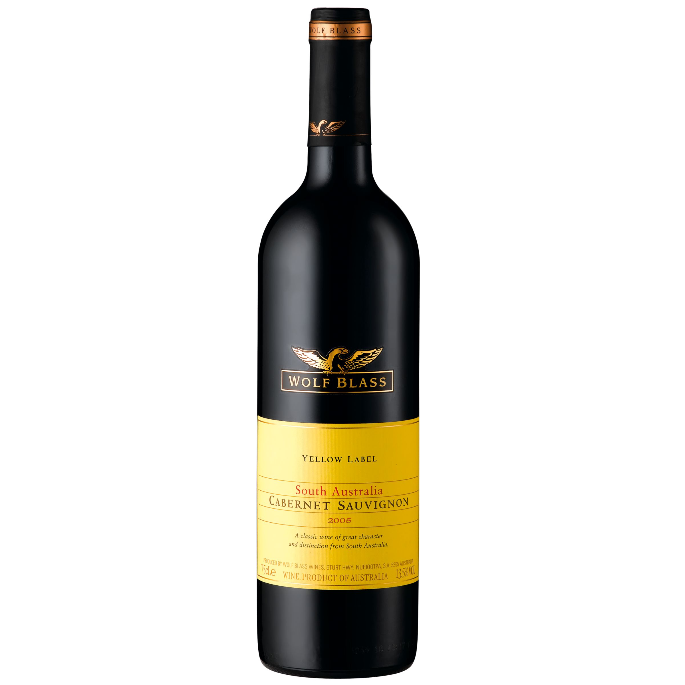 Wolf Blass Yellow Label Cabernet Sauvignon 2006 S Australia