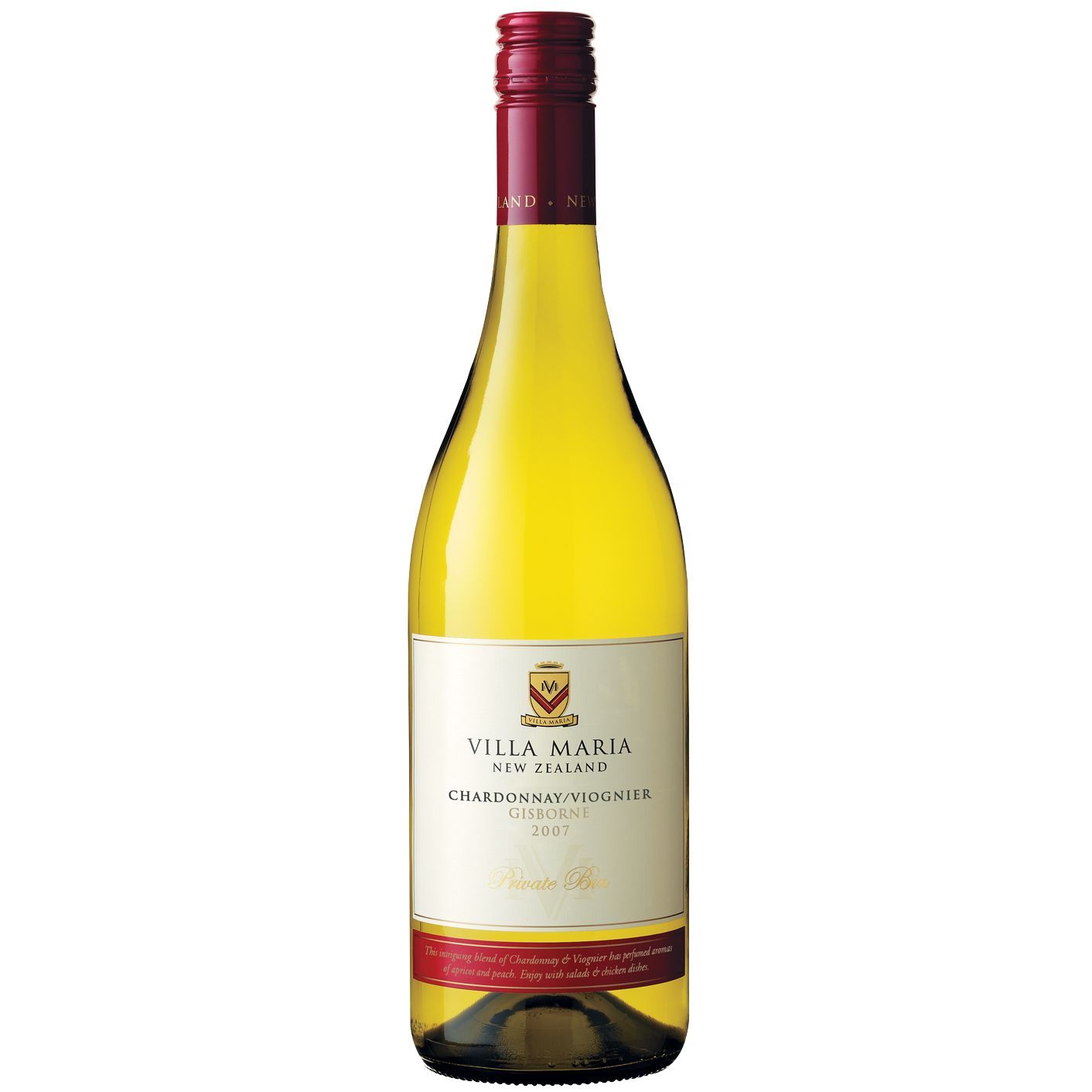 Villa Maria Private Bin Chardonnay / Viognier 2007 East Coast, New Zealand