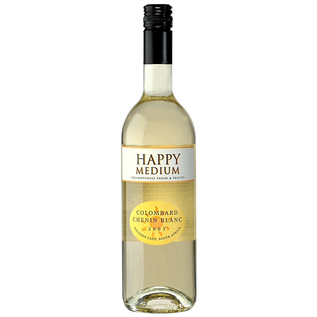 Happy Medium Colombard / Chenin Blanc 2008 Western Cape, South Africa