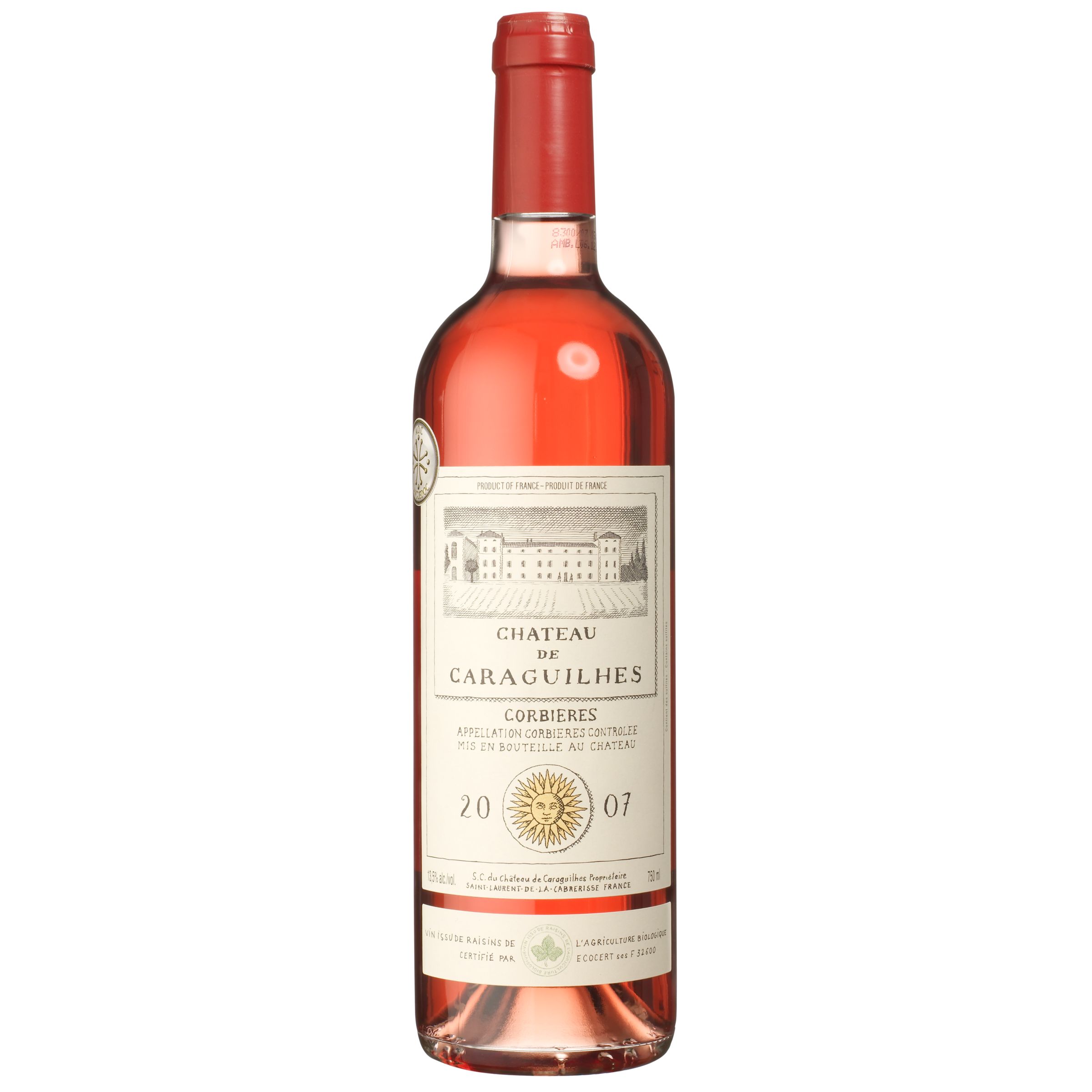 Ch&acirc;teau Caraguilhes Ros&eacute; 2007 Corbi&egrave;res, South of France at John Lewis Department Store