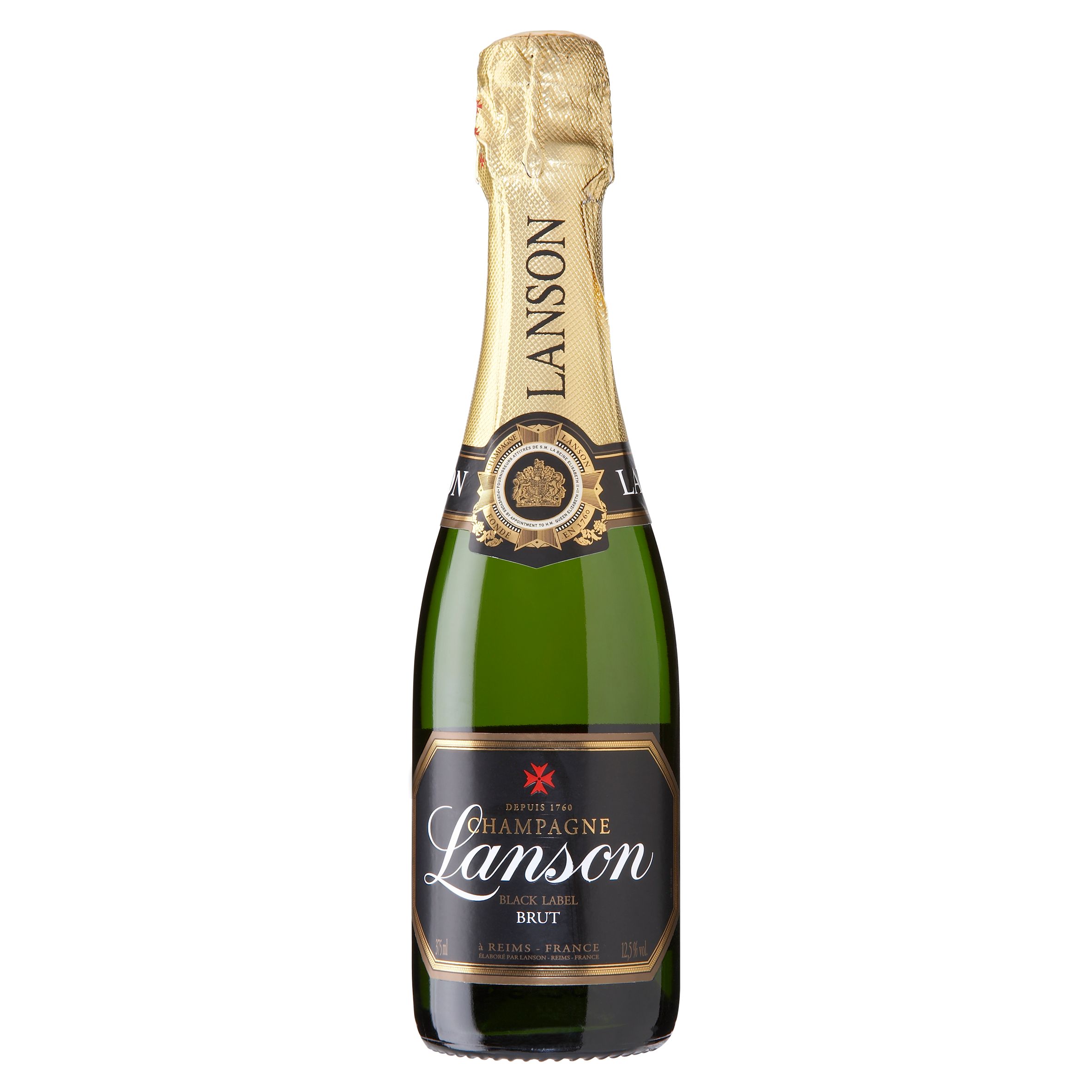 Lanson Black Label Brut NV Champagne, France, 37.5cl (half bottle) at John Lewis