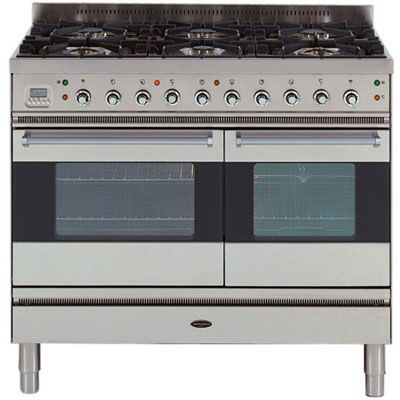 Range Cooker, Stainless Steel,