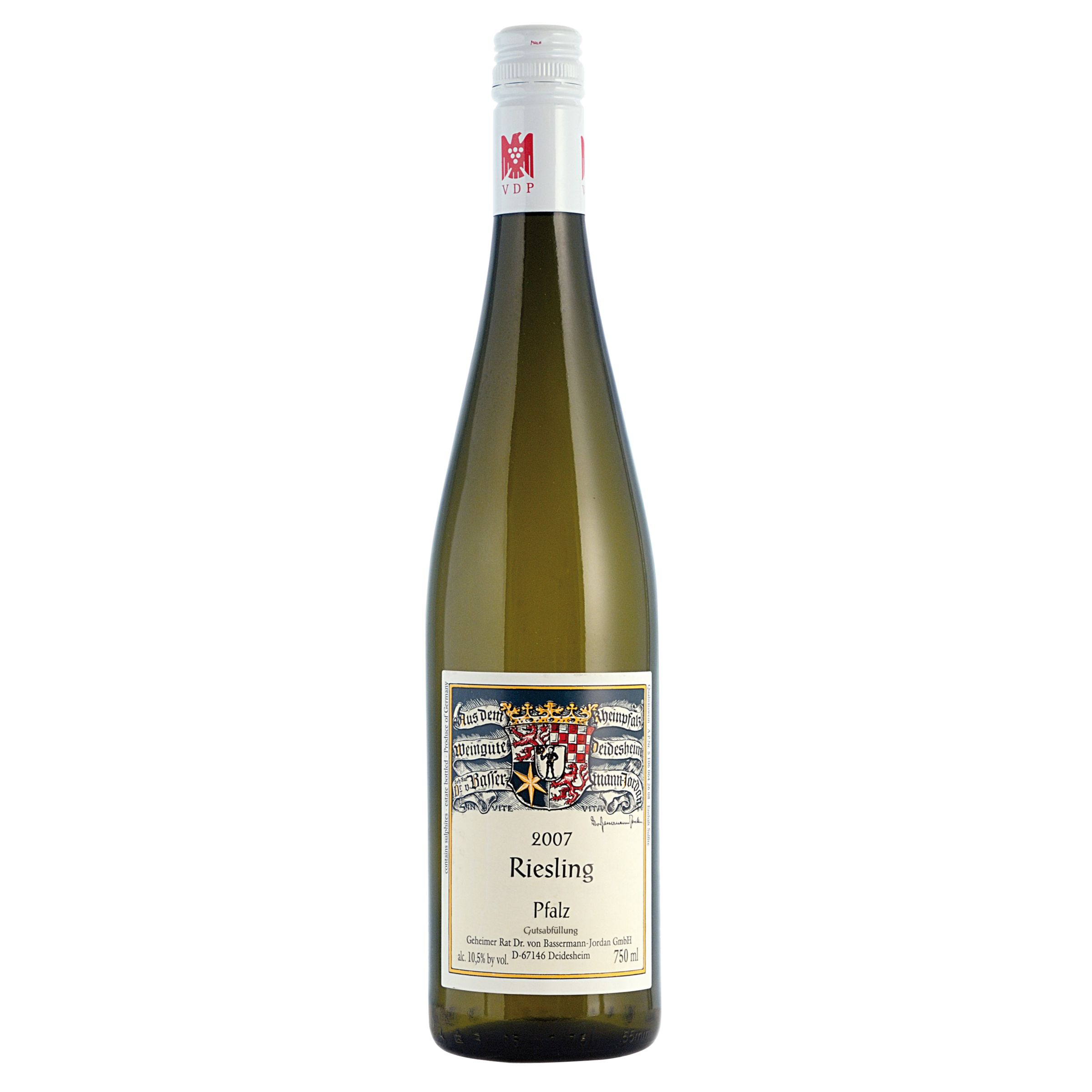 Unbranded Dr Bassermann-Jordan Riesling 2007 Pfalz, Germany