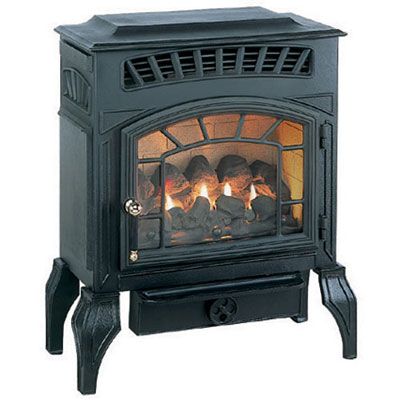 Burley Flueless 'Coal' Gas Stove Fire, Esteem 4221