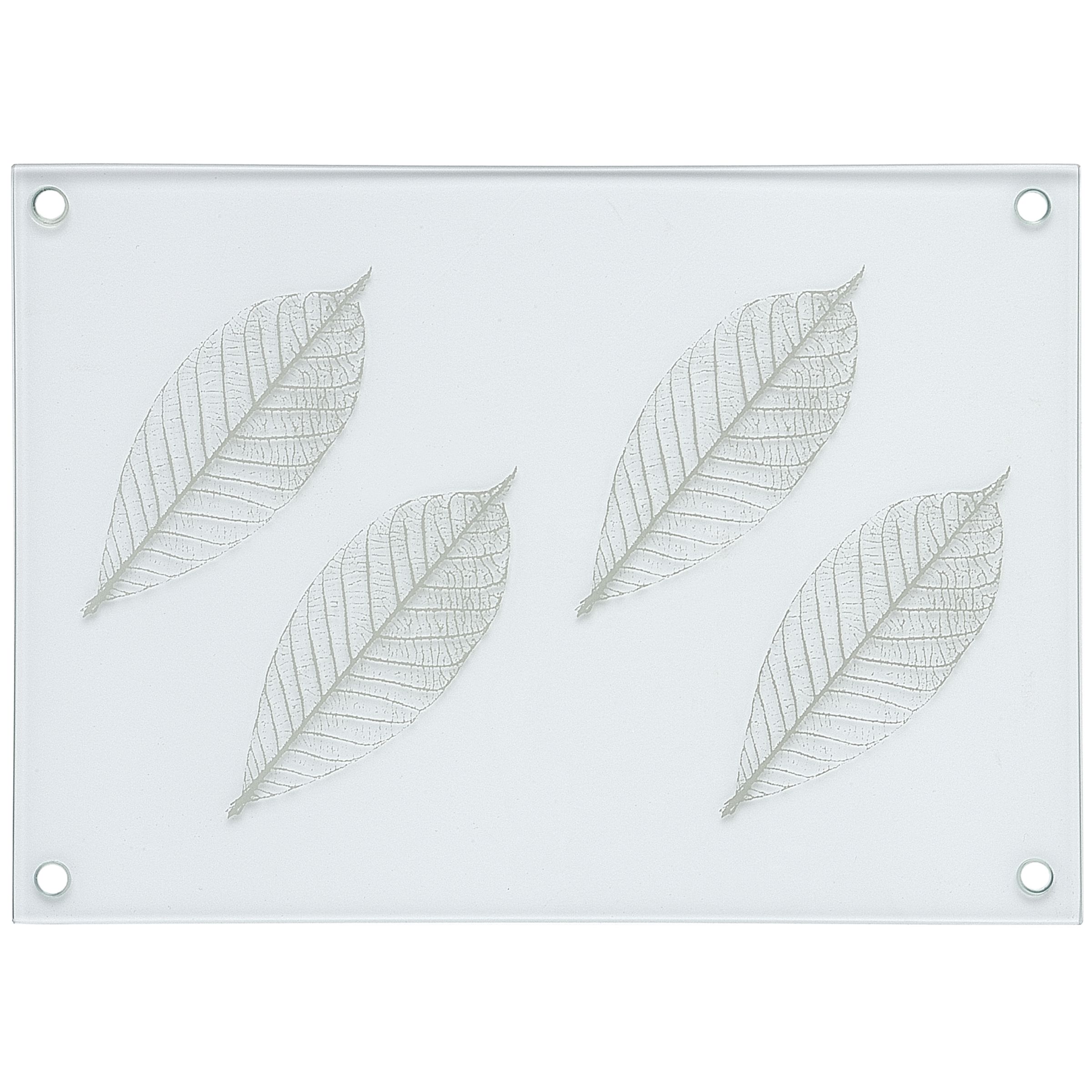 Glass Leaf Placemats, Set of 4 at John Lewis Department Store