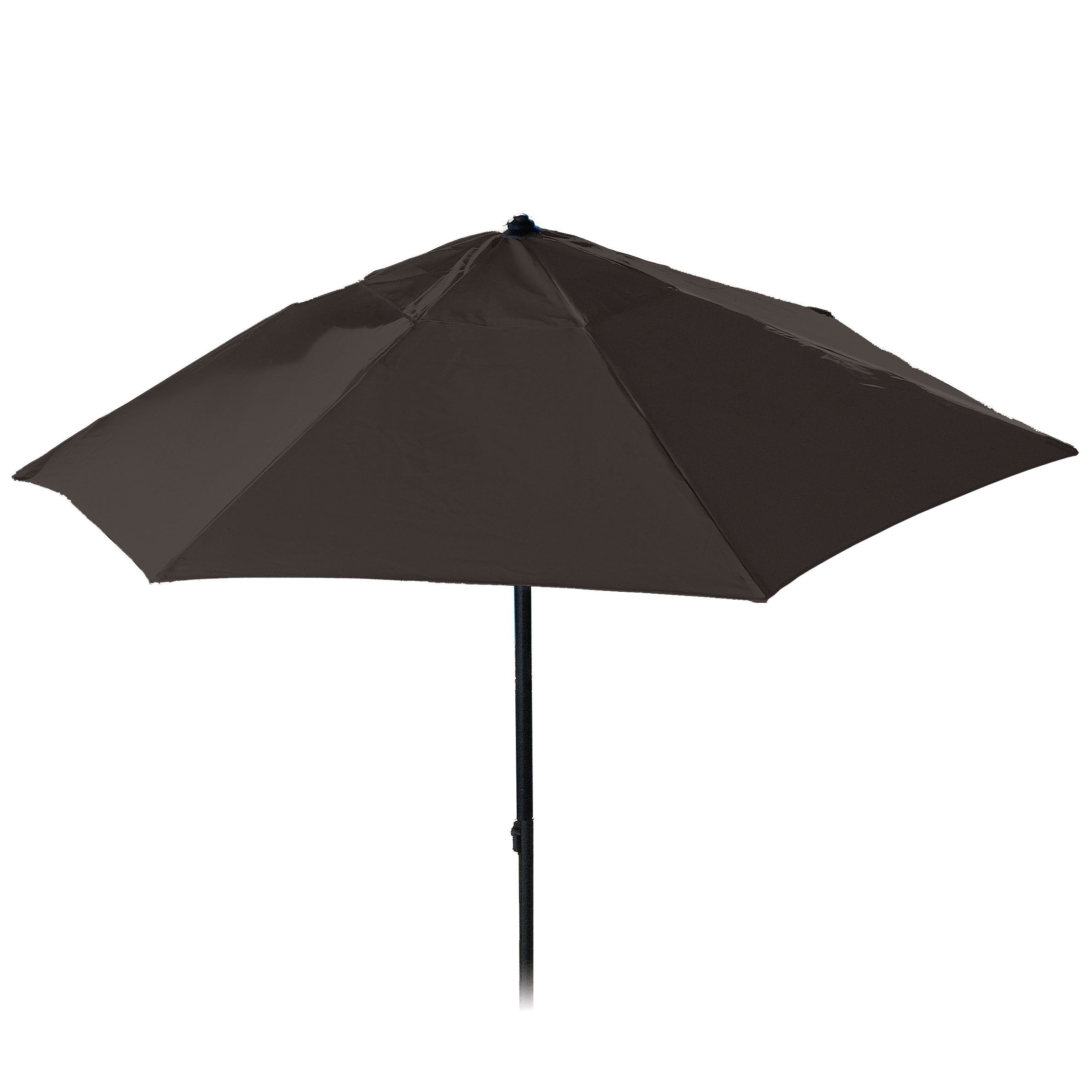 Aluminium Garden Parasol Graphite Black