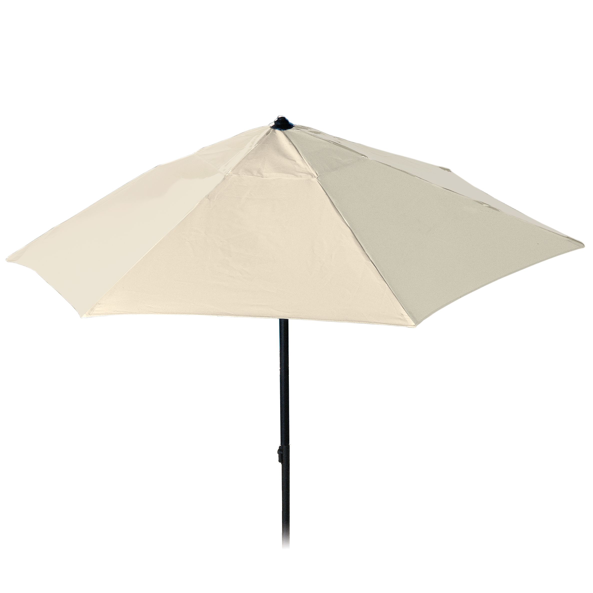Aluminium Garden Parasol Graphite Natural